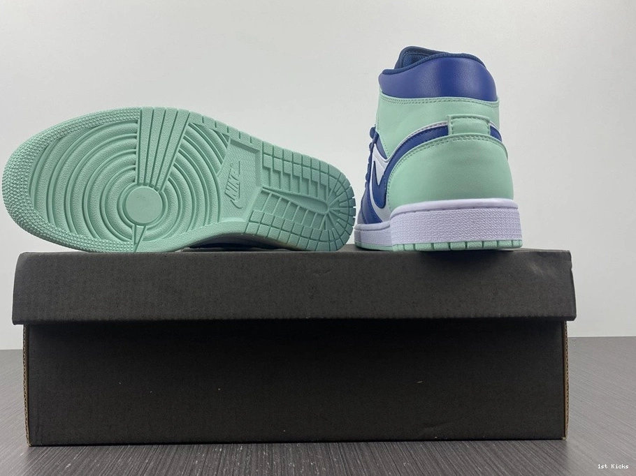 Jordan - Mid 1 Mystic Foam 554724-413 Navy Mint 0325